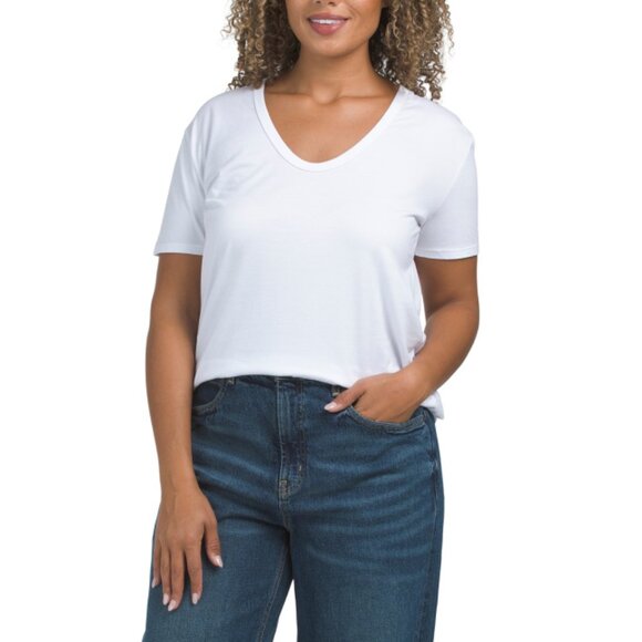 AG TRUE WHITE Henson Tee Short Sleeve Tee - Picture 1 of 2